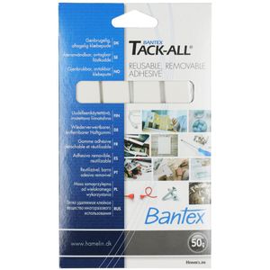 Bantex Tack-All Kleefgom/Olifanten Inkeping - 50 Gram - Bantex - OneSize - Toebehoren