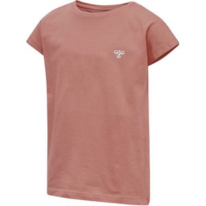 Hummel T-Shirt - hmlDiza - Donkerroze - Hummel - 4 jaar (104) - T-Shirts