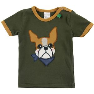 Freds World T-Shirt - Legergroen m. Bulldog - Freds World - 68 - T-Shirts