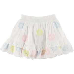 Stella McCartney Kids Rok - Wit/Pastel m. Bloemen - Stella McCartney Kids - 4 jaar (104) - Rok