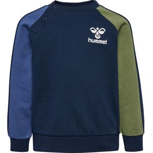 Hummel Sweatshirt - hmlAssym - Black Iris m. Logo - Hummel - 56 - Sweatshirt