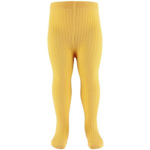 Melton Panty's - Rib - Dooier Yellow - Melton - 56/62 - Panty's