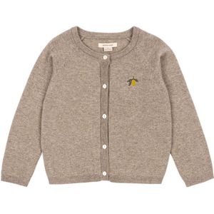 Konges Sløjd Cardigan - Wol - Gebreid - Mattou - Lichtbruin - Konges Sløjd - 68 - Cardigan