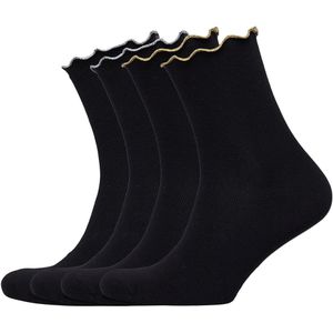 Rosemunde Sokken - 4-pack - Rh Arlanta - Black/Silver/Gold - Rosemunde - 36/38 - Sokken