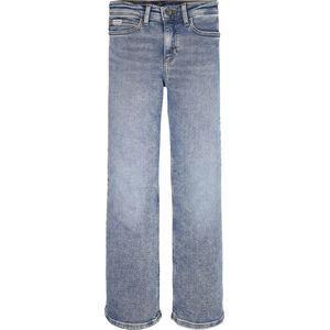 Calvin Klein Jeans - Wijde pijpen - Ocean Blue Stretch - Calvin Klein - 8 jaar (128) - Jeans