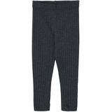 Wheat Leggings - Wol/Zijde - Rib - Agi - Navy - Wheat - 56 - Leggings - Wol