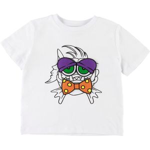 Stella McCartney Kids T-Shirt - Wit m. Vis/Patches - Stella McCartney Kids - 6 jaar (116) - T-Shirts