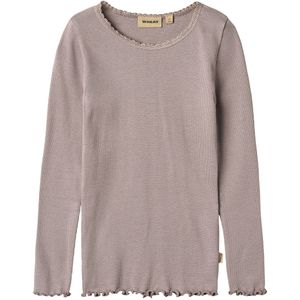 Wheat Blouse - Rib - Katoen/Modaal - Reese - Dusty Purple - Wheat - 3 jaar (98) - Shirts