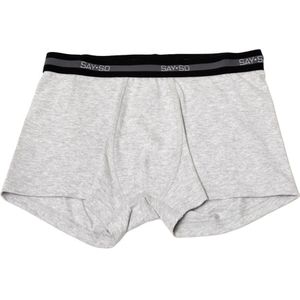 Say-So Boxershorts - Grijs Gevlekt - Say-So - 8 jaar (128) - Boxershorts