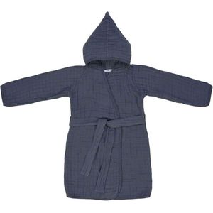 Lässig Badjas - Mousseline - 2-3 jaar - Blauw - Lässig - OneSize - Badjas