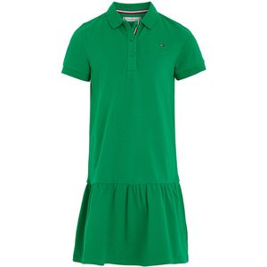 Tommy Hilfiger Jurk - Essential Polo - Olympisch Green - Tommy Hilfiger - 14 jaar (164) - Jurk