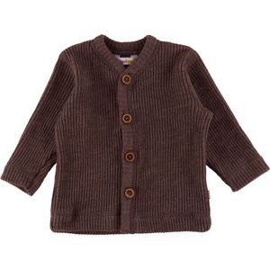 Joha Cardigan - Gebreid - Wol - Donkerbruin - Joha - 60 - Cardigan