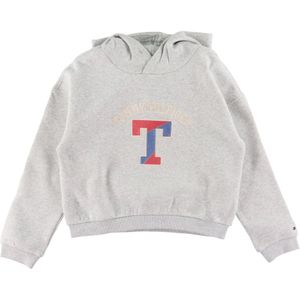 Tommy Hilfiger Hoodie - T Varsity - Nieuw Light Grey Heather - Tommy Hilfiger - 14 jaar (164) - Hoodie