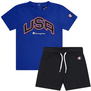 Champion Shorts Set - T-Shirt/Shorts - Mazarine Blue - Champion - 74 - Shorts
