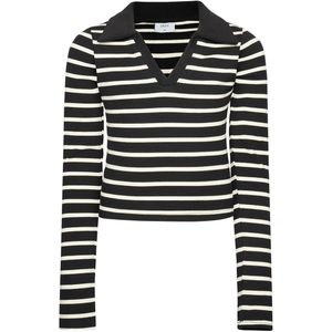 Grunt Blouse - GRWiky - Black-Off White - Grunt - 10 jaar (140) - Shirts