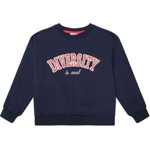 The New Sweatshirt - TnLadina - Navy Blazer m. Rood - The New - 5-6 jaar (110-116) - Sweatshirt