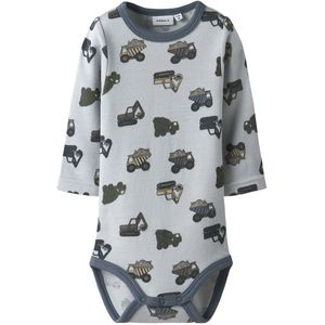 Name It Romper l/s - Wol - NbmWillow - Micro Chip/bewerkingsmach - Name It - 56 - Romper L/S