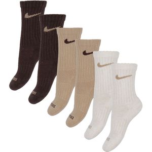 Nike Sokken - Prestaties Basic - 6-pack - Hennep - Nike - 23,5/27 - Sokken