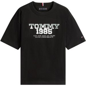 Tommy Hilfiger T-Shirt - 1985 Grafisch Print - Black - Tommy Hilfiger - 3 jaar (98) - T-Shirts
