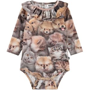 Molo Romper l/s - Freya - Pluizig Pluizig - Molo - 68 - Romper L/S