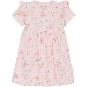 Minymo Body met Rok - Viscose/Katoen - Rib - Rozenkwarts - Minymo - 50 - Romper S/S