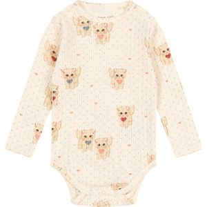 Konges Sløjd Romper l/s - Minnie - Miao Amore m. Pointelle - Konges Sløjd - 68 - Romper L/S