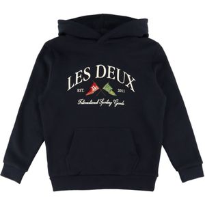Les Deux Hoodie - Ivy League - Zwart - Les Deux - 134/140 - Hoodie