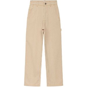 Grunt Broek - Worker - Ei Shell/Wit Gestreept - Grunt - 13 jaar (158) - Broeken - Katoen