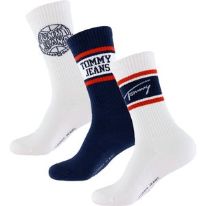 Tommy Hilfiger Sokken - 3-pack - Wit/Navy - Tommy Hilfiger - 35/38 - Sokken