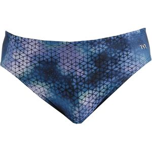 TYR Zwemslips - UV50+ - Starhex Racer - Blue Ice - TYR - 10 jaar (140) - Badmode