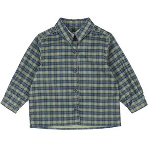 Konges Sløjd Overhemd - Corduroy - Cara - Laurel Blue Controle - Konges Sløjd - 1 jaar (80) - Overhemd