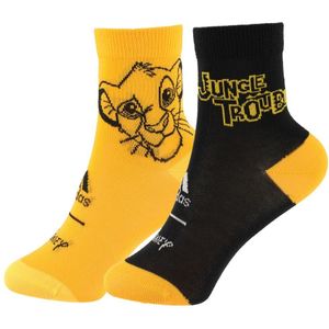 adidas Performance Sokken - 2-pack - De Lion King - Zwart/Oranje - adidas Performance - 19/21 - Sokken
