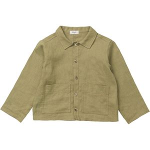Lalaby Overhemd - Simson - Khaki - Lalaby - 7-8 jaar (122-128) - Overhemd