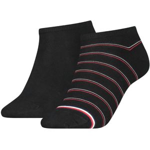 Tommy Hilfiger Enkelsokken - 2-pack - Zwart - Tommy Hilfiger - 35/38 - Sokken