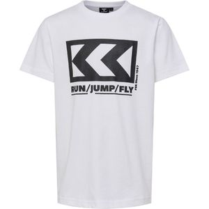 Hummel T-Shirt - hmlFSK laag - Wit - Hummel - 4 jaar (104) - T-Shirts