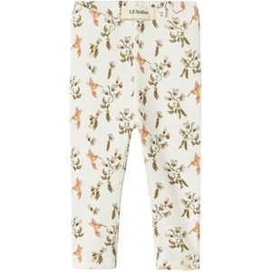 Lil Atelier Leggings - NbfLavo - Kokosmelk/Neuriën Bird - Lil Atelier - 56 - Leggings