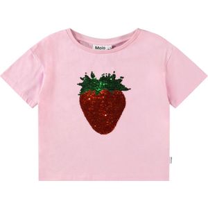 Molo T-Shirt - Roseanna - Glitter Strawberry - Molo - 3 jaar (98) - T-Shirts
