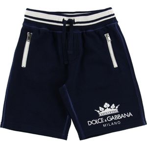 Dolce & Gabbana Shorts - Zweet - Navy m. Logo - Dolce & Gabbana - 8 jaar (128) - Shorts