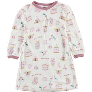 Joha Jurk - Bamboe - Wit m. Circus - Joha - 50 - Jurk