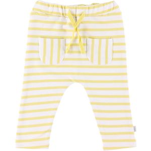 Hust and Claire Broek - Kieuw - Wit/Geel Gestreept - Hust and Claire - 50 - Broeken - Katoen