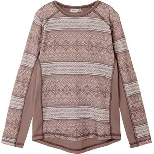 Name It Blouse - Wol - NkmWillto - Gewei/Snow Pattern - Name It - 7-8 jaar (122-128) - Shirts