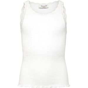 Rosemunde Top - Rib - Balta - Nieuw White m. Veter - Rosemunde - 8 jaar (128) - Tanktop