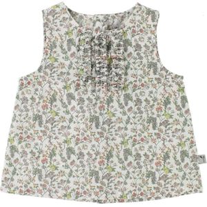 Wheat Top - Beathe - Ivory m. Bloemen - Wheat - 68 - Tanktop