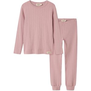 MarMar Pyjama set - Soft Berry m. Pointelle - MarMar - 2 jaar (92) - Pyjama - Tweedelig