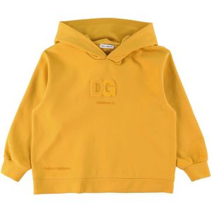 Dolce & Gabbana Hoodie - DG Skate - Geel - Dolce & Gabbana - 8 jaar (128) - Hoodie
