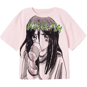 Name It T-Shirt - NkfJaxana Billie Eilish - Festivalbloei - Name It - 6 jaar (116) - T-Shirts