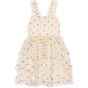 The New Jurk - TnNaria - Tule - White Swan/Stippen - The New - 3-4 jaar (98-104) - Jurk