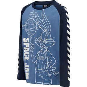 Hummel Blouse - hmlSpace Jam Boys - Blue Horizon m. Spingreep - Hummel - 4 jaar (104) - Shirts