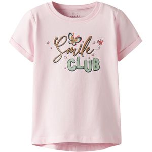 Name It T-Shirt - NmfVix - Ballerina/Smileclub - Name It - 2 jaar (92) - T-Shirts