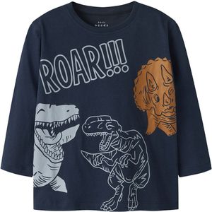 Name It Blouse - NmmVilasse - Navy Blazer/Roar - Name It - 2 jaar (92) - Shirts
